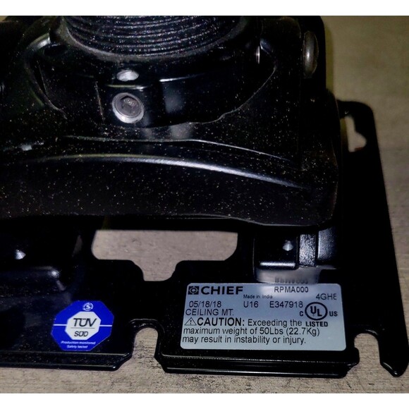 Chief RPMA000 Projector Mount w/ CMS012018 12"-18" inch pole Home Theater - Picture 4 of 5